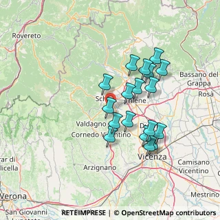 Mappa Vicolo Monte Summano, 36030 San Vito di Leguzzano VI, Italia (12.33833)