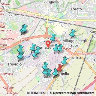 Mappa Via Salvatore Quasimodo, 24048 Treviolo BG, Italia (1.0715)
