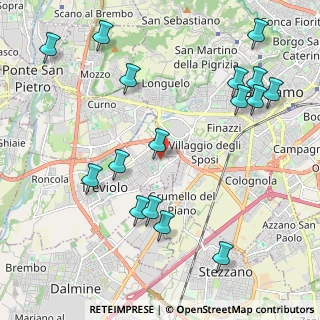 Mappa Via Salvatore Quasimodo, 24048 Treviolo BG, Italia (2.48813)