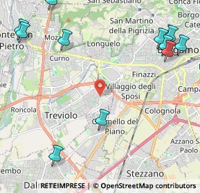 Mappa Via Salvatore Quasimodo, 24048 Treviolo BG, Italia (3.04364)