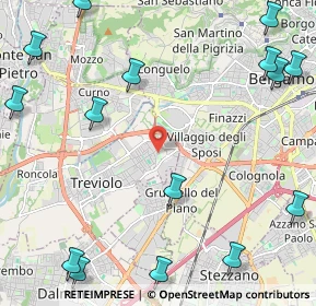 Mappa Via Salvatore Quasimodo, 24048 Treviolo BG, Italia (3.212)