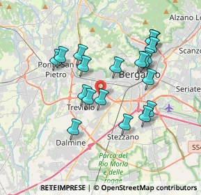Mappa Via Salvatore Quasimodo, 24048 Treviolo BG, Italia (3.37053)