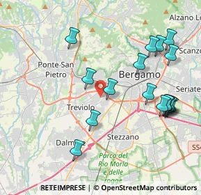 Mappa Via Salvatore Quasimodo, 24048 Treviolo BG, Italia (4.33765)