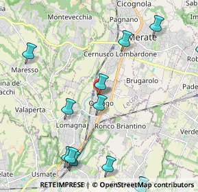 Mappa Via Rimembranze, 23875 Osnago LC, Italia (2.62833)