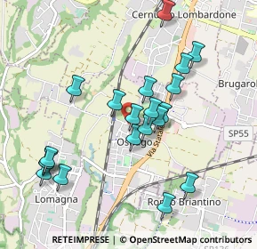 Mappa Via Rimembranze, 23875 Osnago LC, Italia (0.929)