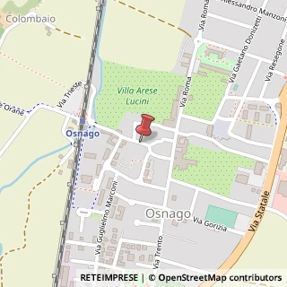 Mappa Via Crocefisso, 10, 23875 Osnago, Lecco (Lombardia)