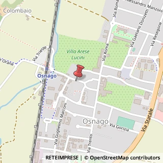Mappa Via Crocefisso, 17, 23875 Osnago, Lecco (Lombardia)