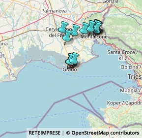 Mappa Viale del Sole, 34073 Grado GO, Italia (11.78167)