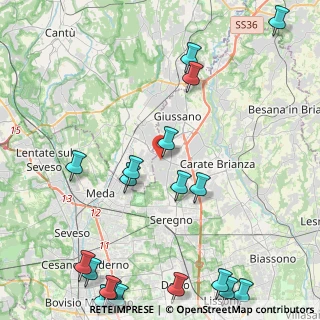 Mappa Via Salvo D'Acquisto, 20833 Giussano MB, Italia (6.2605)