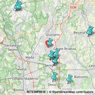 Mappa Via Salvo D'Acquisto, 20833 Giussano MB, Italia (5.31385)