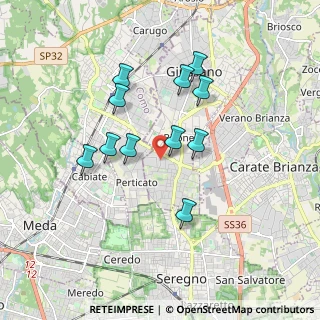 Mappa Via Salvo D'Acquisto, 20833 Giussano MB, Italia (1.55636)