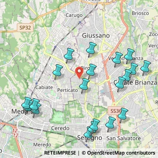 Mappa Via Salvo D'Acquisto, 20833 Giussano MB, Italia (2.517)