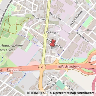 Mappa Via A.Corti, 12, 24126 Bergamo, Bergamo (Lombardia)