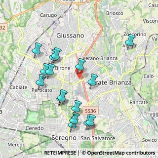 Mappa Via Luigi, 20843 Verano Brianza MB, Italia (2.05188)