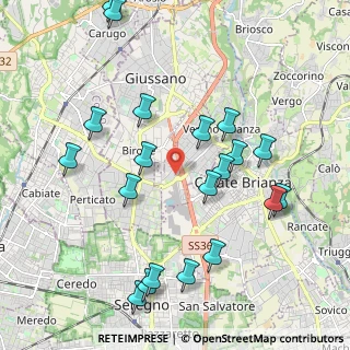 Mappa Via Luigi, 20843 Verano Brianza MB, Italia (2.2465)