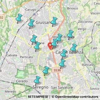Mappa Via Luigi, 20843 Verano Brianza MB, Italia (1.87846)