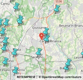 Mappa Via Luigi, 20843 Verano Brianza MB, Italia (6.429)