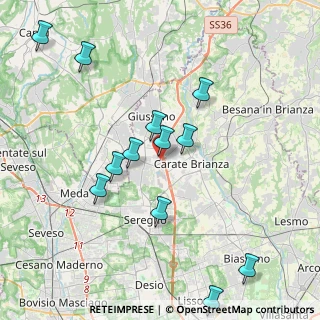 Mappa Via Luigi, 20843 Verano Brianza MB, Italia (4.19)