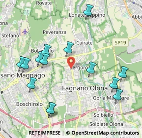 Mappa Via Corridoni, 21054 Fagnano Olona VA, Italia (2.27643)