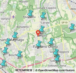 Mappa Via Corridoni, 21054 Fagnano Olona VA, Italia (2.62077)