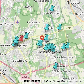 Mappa Via Corridoni, 21054 Fagnano Olona VA, Italia (1.961)