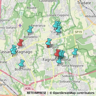 Mappa Via Corridoni, 21054 Fagnano Olona VA, Italia (1.965)
