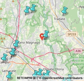 Mappa Via Corridoni, 21054 Fagnano Olona VA, Italia (6.93529)