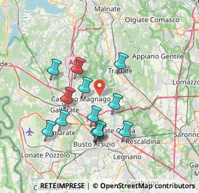 Mappa Via Corridoni, 21054 Fagnano Olona VA, Italia (6.41154)