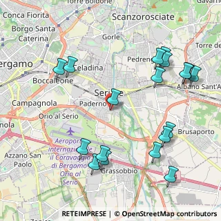 Mappa Via Giuseppe Garibaldi, 24068 Seriate BG, Italia (2.42222)