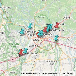 Mappa Via S. Zenone, 24048 Treviolo BG, Italia (6.33923)