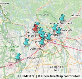 Mappa Via S. Zenone, 24048 Treviolo BG, Italia (4.98636)