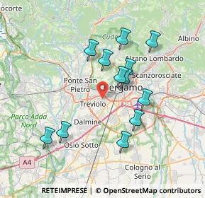 Mappa Via S. Zenone, 24048 Treviolo BG, Italia (6.70833)