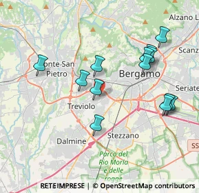 Mappa Via S. Zenone, 24048 Treviolo BG, Italia (3.83692)