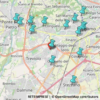 Mappa Via S. Zenone, 24048 Treviolo BG, Italia (2.45938)