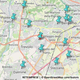 Mappa Via S. Zenone, 24048 Treviolo BG, Italia (2.83462)