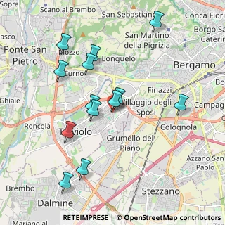 Mappa Via S. Zenone, 24048 Treviolo BG, Italia (1.95692)