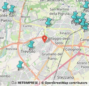 Mappa Via S. Zenone, 24048 Treviolo BG, Italia (3.23455)