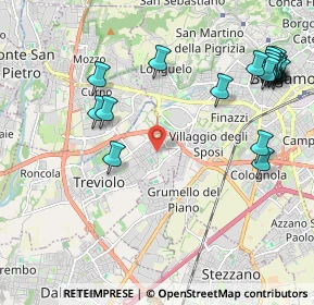 Mappa Via S. Zenone, 24048 Treviolo BG, Italia (2.6315)