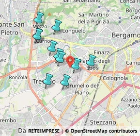 Mappa Via S. Zenone, 24048 Treviolo BG, Italia (1.52636)