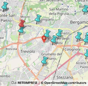 Mappa Via S. Zenone, 24048 Treviolo BG, Italia (2.846)