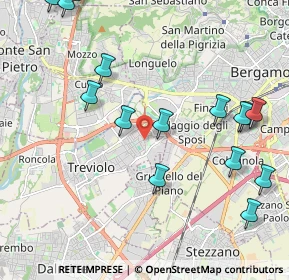 Mappa Via S. Zenone, 24048 Treviolo BG, Italia (2.51067)