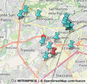 Mappa Via S. Zenone, 24048 Treviolo BG, Italia (2.05556)