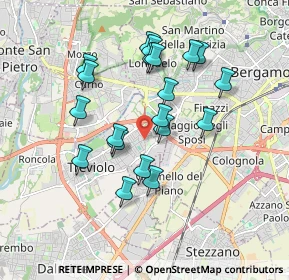 Mappa Via S. Zenone, 24048 Treviolo BG, Italia (1.614)