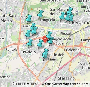 Mappa Via S. Zenone, 24048 Treviolo BG, Italia (1.63438)