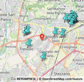 Mappa Via S. Zenone, 24048 Treviolo BG, Italia (2.5665)