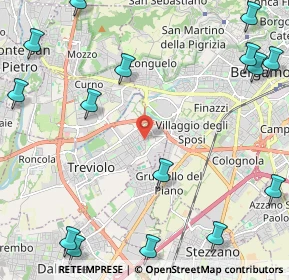 Mappa Via S. Zenone, 24048 Treviolo BG, Italia (3.21267)