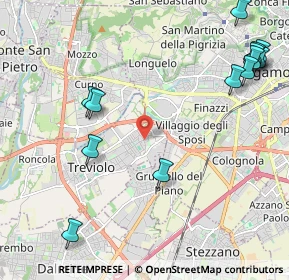 Mappa Via S. Zenone, 24048 Treviolo BG, Italia (2.76)