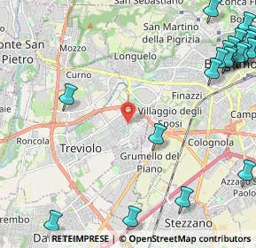 Mappa Via S. Zenone, 24048 Treviolo BG, Italia (3.393)