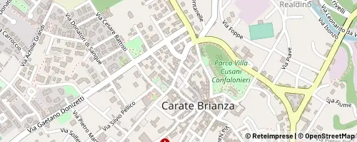 Mappa Carate Brianza