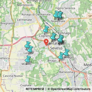 Mappa Via Guglielmo Oberdan, 20823 Lentate sul Seveso MB, Italia (1.67533)